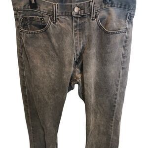 Levi’s Men’s 505 size 38x32 black/faded grey straight leg jeans